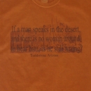 If A Man Speaks....